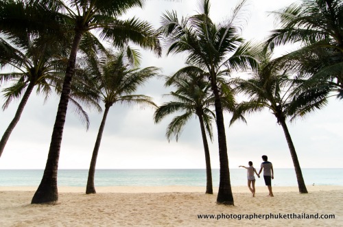 couple photography at surin beach , phuket , thailand