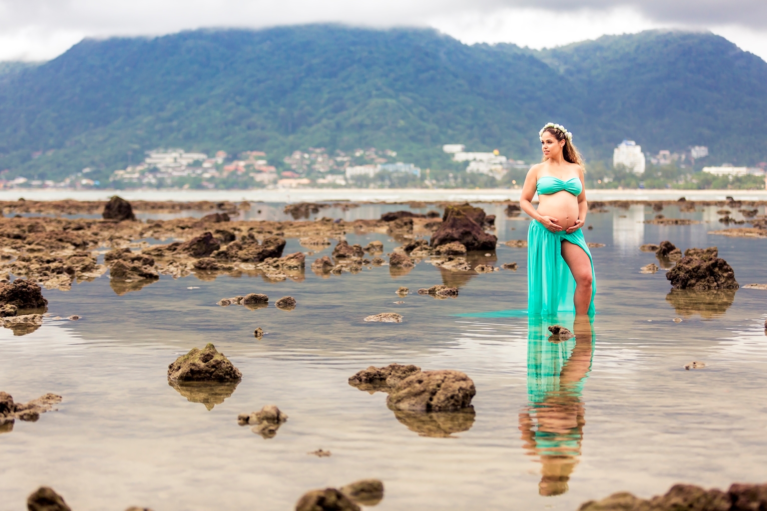maternity photoshoot at Patong beach Phuket