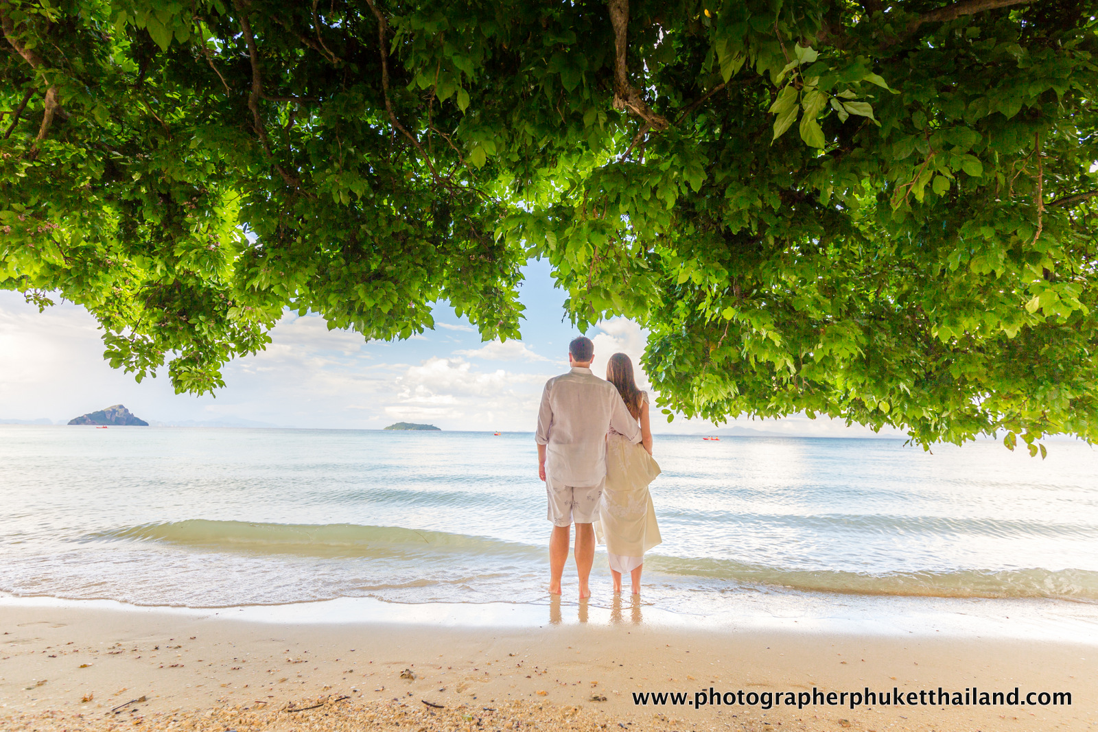 private beach wedding photoshoot at Phi Phi island Krabi