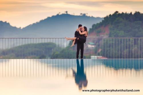 couple photoshoot at como point yamu Phuket