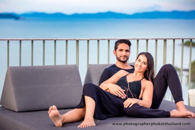 couple photoshoot at como point yamu Phuket