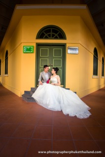 pre wedding photo session at old town phuket