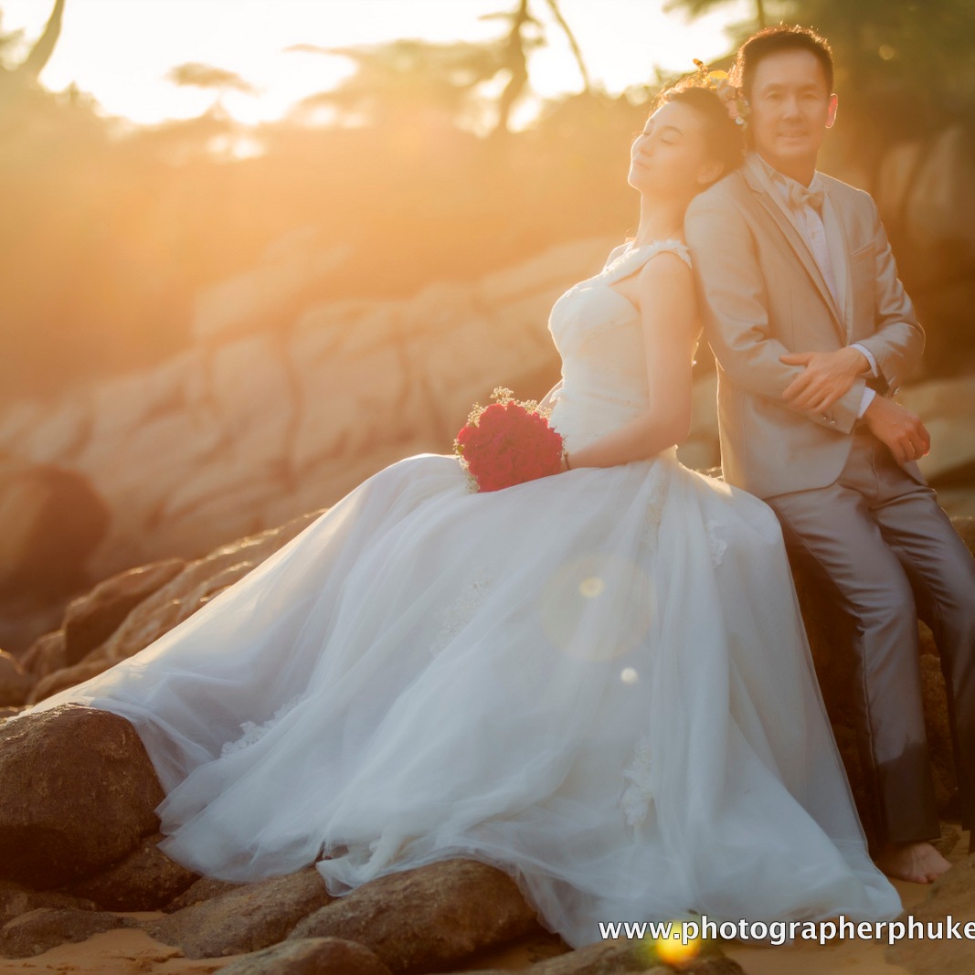 pre wedding photo session at naithon beach phuket