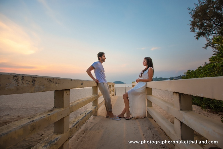 Honeymoon couple photoshoot at phuket thailand