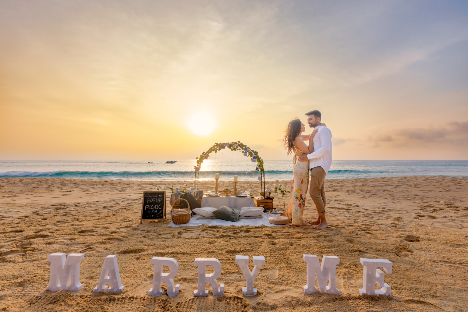 marriage proposal photography at karon beach phuket