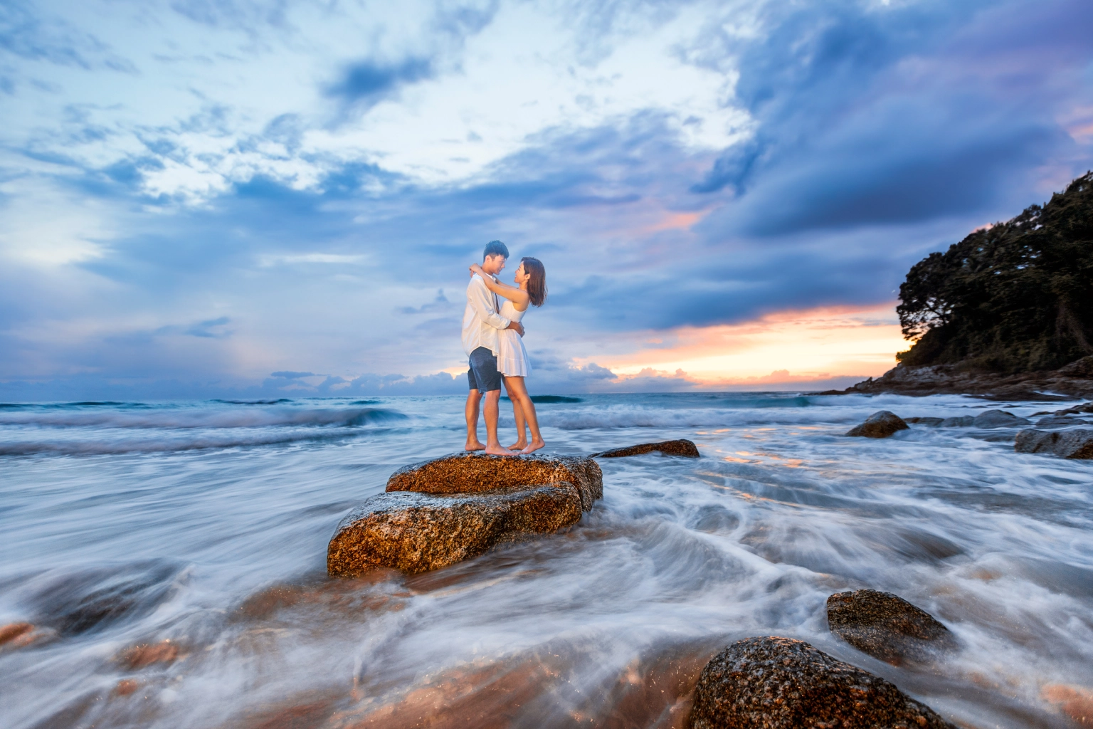 couple photoshoot at surin beach phuket